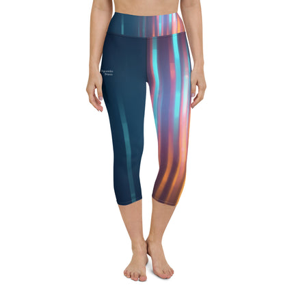 A Night Out Women's Yoga Capri Leggings - Trump Tees