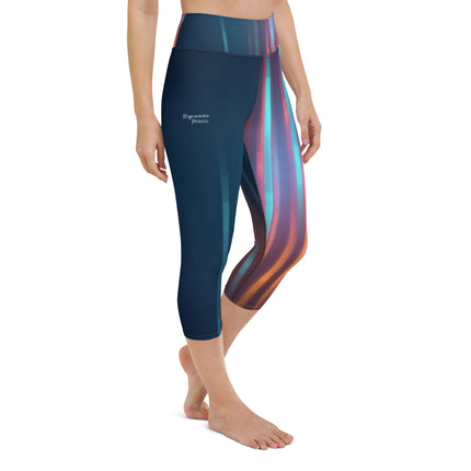 A Night Out Women's Yoga Capri Leggings - Trump Tees