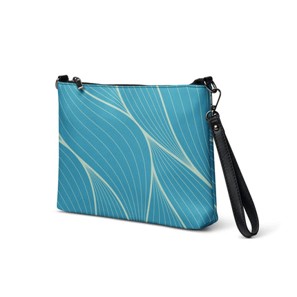 Abstract Blue Crossbody Bag - Trump Tees