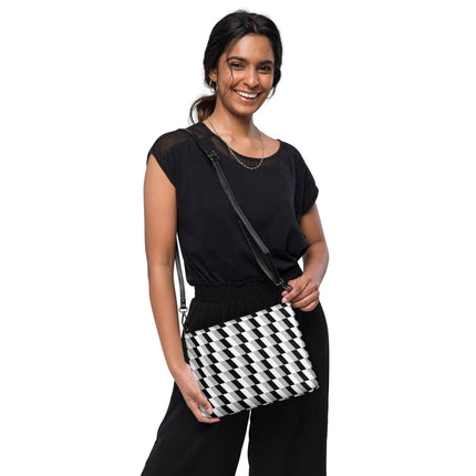 Abstract Gray Crossbody Bag - Trump Tees