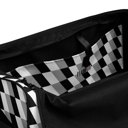 Abstract Gray Duffle bag - Trump Tees