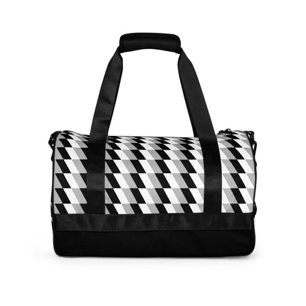 Abstract Gray gym bag - Trump Tees