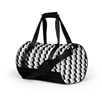 Abstract Gray gym bag - Trump Tees