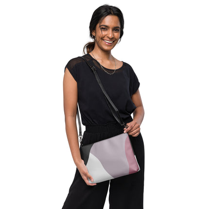 Abstract Graphic Crossbody Bag