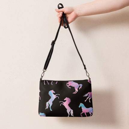 Pink Horse Crossbody Bag