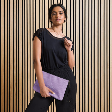 Abstract Purple Crossbody Bag