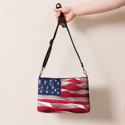American Flag Crossbody Bag