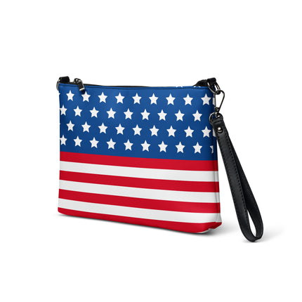 American Flag Stripes Crossbody Bag