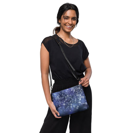 Snowflakes Crossbody Bag