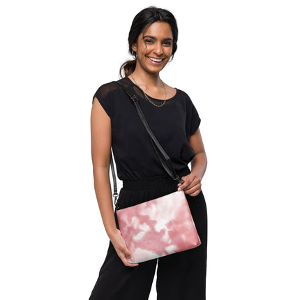 Pink Watercolor Crossbody Bag