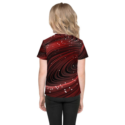 Swirled Red Kids Shirt