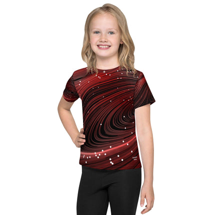 Swirled Red Kids Shirt