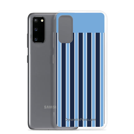 Blue Bars Clear Case for Samsung® - Trump Tees