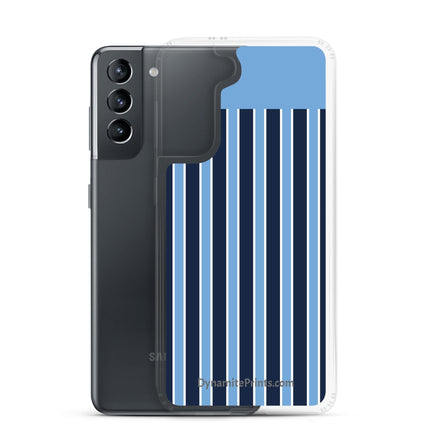 Blue Bars Clear Case for Samsung® - Trump Tees