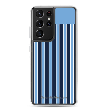 Blue Bars Clear Case for Samsung® - Trump Tees