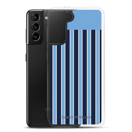 Blue Bars Clear Case for Samsung® - Trump Tees