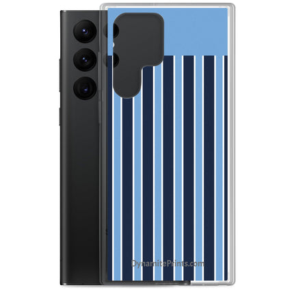 Blue Bars Clear Case for Samsung® - Trump Tees