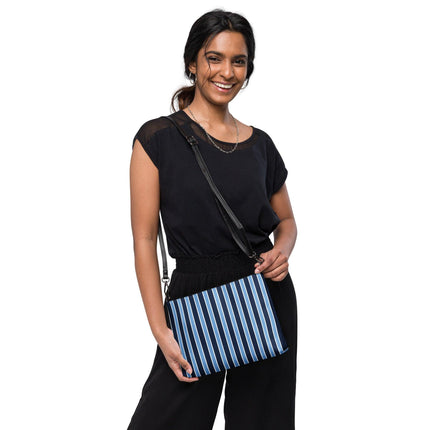 Blue Bars Crossbody Bag - Trump Tees