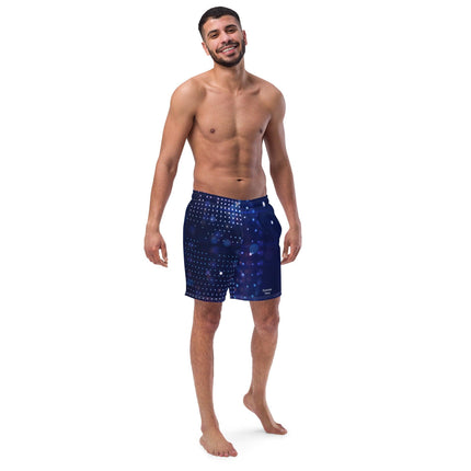 Blue Disco Men's Boardshorts - Trump Tees