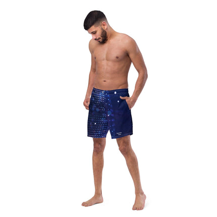 Blue Disco Men's Boardshorts - Trump Tees