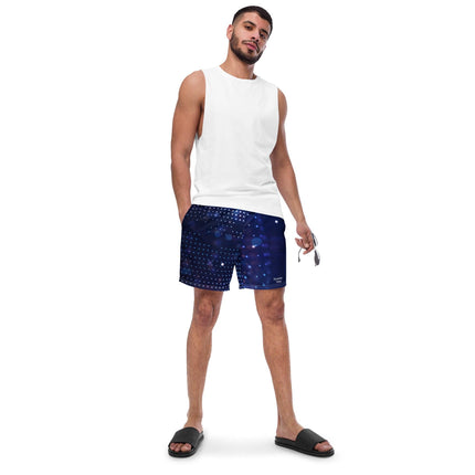 Blue Disco Men's Boardshorts - Trump Tees