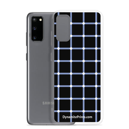 Blue Geometric Clear Case for Samsung® - Trump Tees