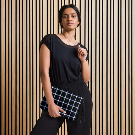 Blue Geometric Crossbody Bag - Trump Tees