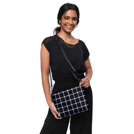 Blue Geometric Crossbody Bag - Trump Tees