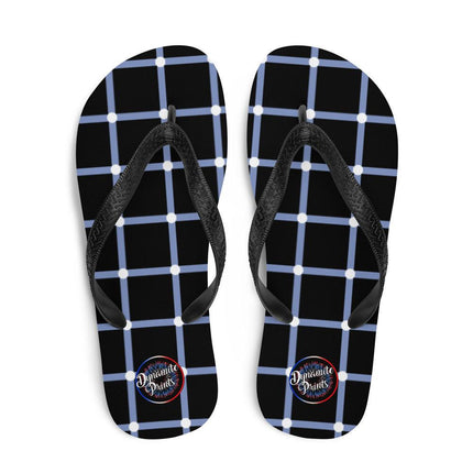 Blue Geometric Flip - Flops - Trump Tees