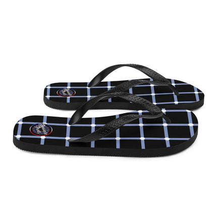 Blue Geometric Flip - Flops - Trump Tees