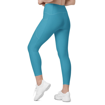 Blue Leggings With Pockets - Trump Tees