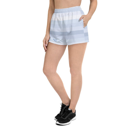 Blue Lines Women’s Athletic Shorts - Trump Tees