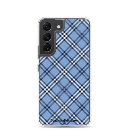 Blue Plaid Clear Case for Samsung® - Trump Tees