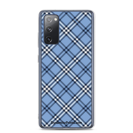 Blue Plaid Clear Case for Samsung® - Trump Tees