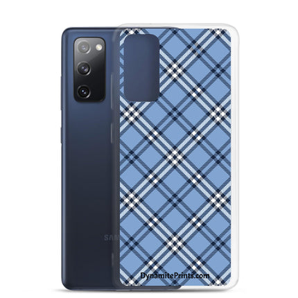 Blue Plaid Clear Case for Samsung® - Trump Tees