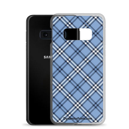 Blue Plaid Clear Case for Samsung® - Trump Tees