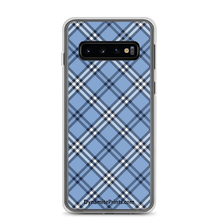 Blue Plaid Clear Case for Samsung® - Trump Tees