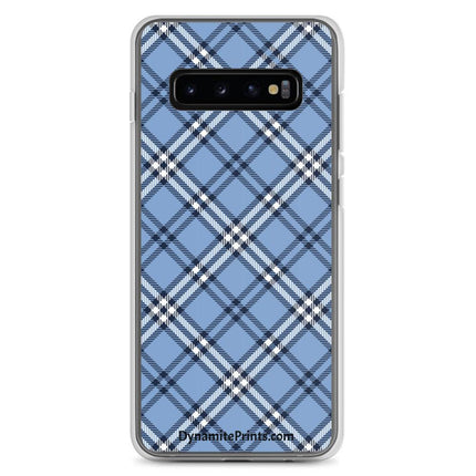 Blue Plaid Clear Case for Samsung® - Trump Tees