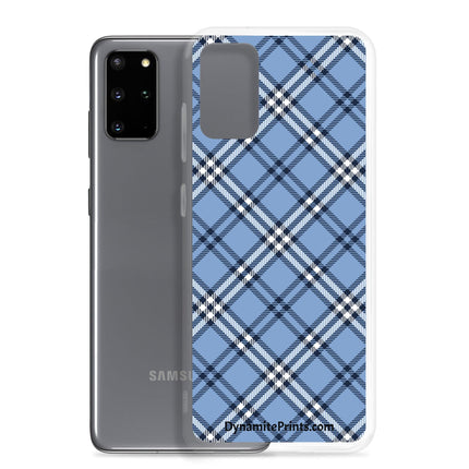 Blue Plaid Clear Case for Samsung® - Trump Tees