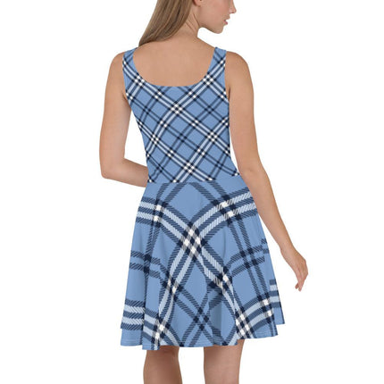 Blue Plaid Dress - Trump Tees