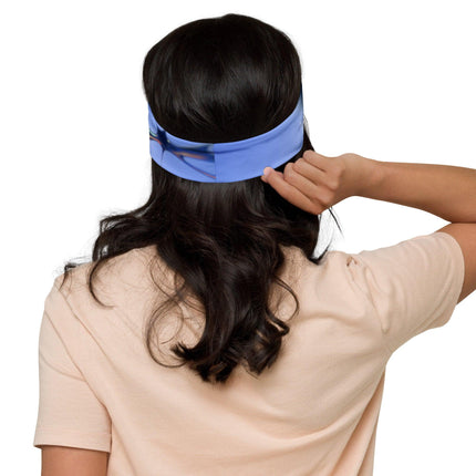 Blue Splatter Headband - Trump Tees