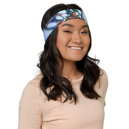 Blue Splatter Headband - Trump Tees