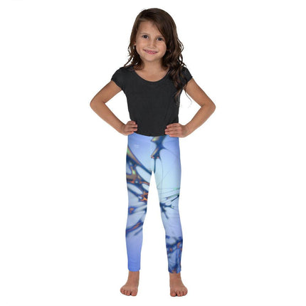 Blue Splatter Kids Leggings - Trump Tees