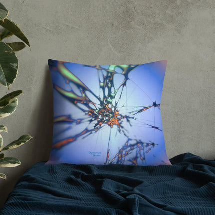 Blue Splatter Premium Pillow - Trump Tees