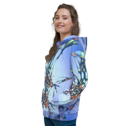 Blue Splatter Unisex Hoodie - Trump Tees