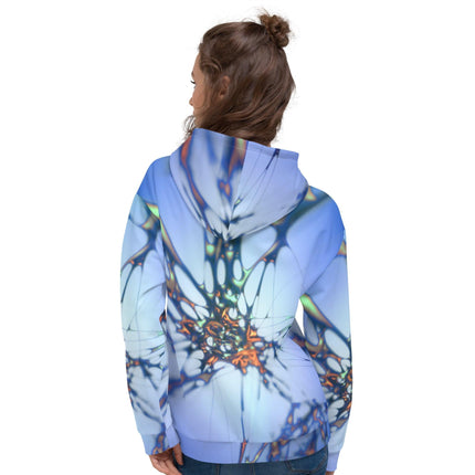 Blue Splatter Unisex Hoodie - Trump Tees