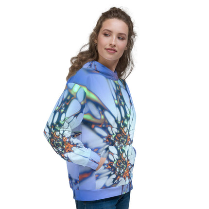 Blue Splatter Unisex Hoodie - Trump Tees