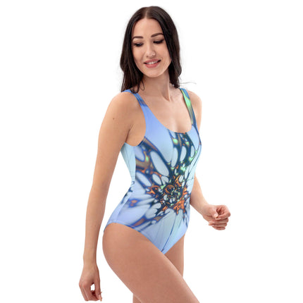 Blue Splatter Women's One - Piece Swimsuit - Trump Tees