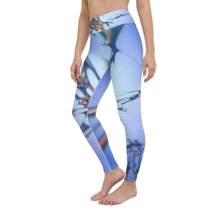 Blue Splatter Women's Yoga Leggings - Trump Tees