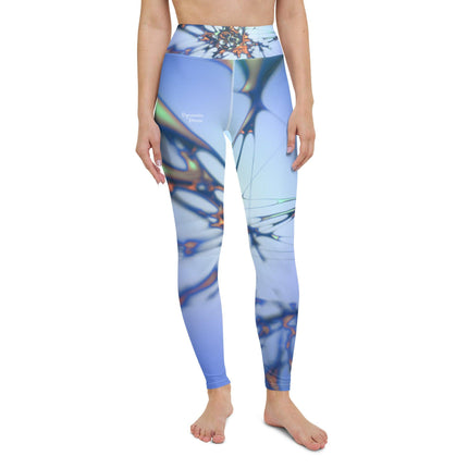 Blue Splatter Women's Yoga Leggings - Trump Tees